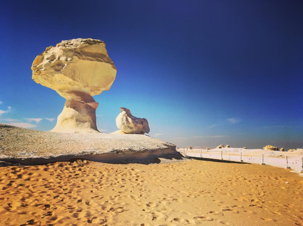 The White Desert in Egypt's Western Desert by Passainte Assem