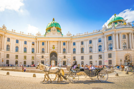 Hofburg Palace via shutterstock