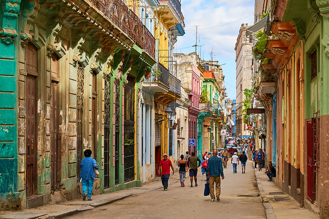 The capital city of Havana in Cuba by Pedro Szekely